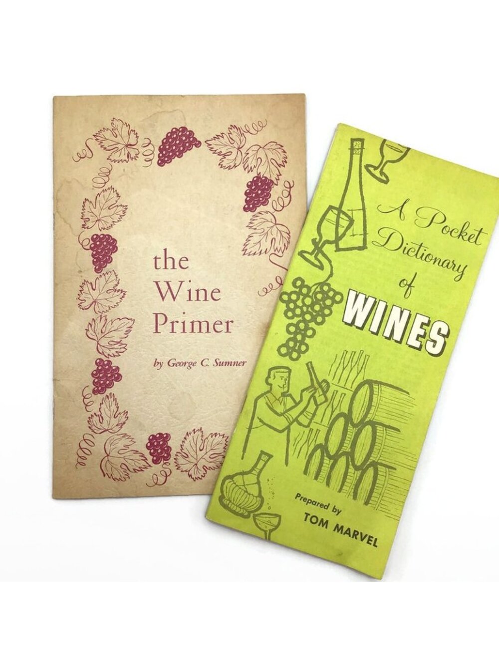 Vintage Wine Culture Booklets Pocket Dictionary The Wine Primer George C Sumner